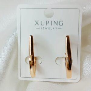 Производитель: Xuping jewelry; Вид изделия: Серьги; Вставки: Циркон; Замок: Английский; Вид металла: Медицинский сплав; Покрытие: Золото 585, 18кар