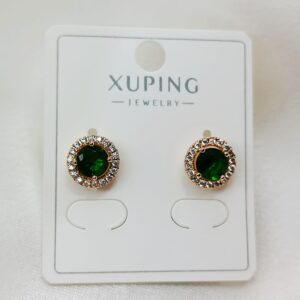 Производитель: Xuping jewelry; Вид изделия: Серьги; Вставки: Циркон; Замок: Английский; Вид металла: Медицинский сплав; Покрытие: Золото 585, 18кар