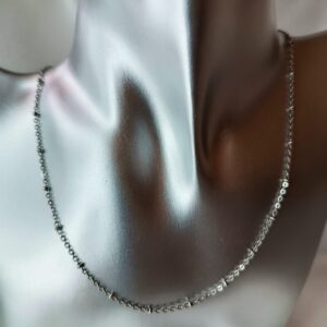 Производитель: Xuping jewelry; Вид изделия: Цепочка; Вставки: Без вставок; Вид металла: Медицинский сплав; Размер: 450; Покрытие: Родирование