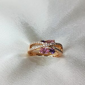 Производитель: Xuping jewelry; Вид изделия: Кольцо; Вставки: Циркон; Вид металла: Медицинский сплав; Покрытие: Золото 585, 18кар