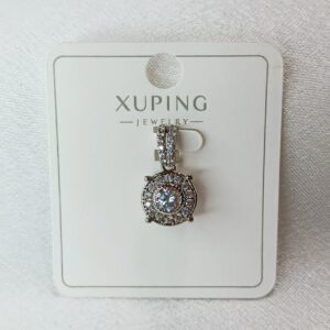 Производитель: Xuping jewelry; Вид изделия: Подвеска; Вставки: Циркон; Вид металла: Медицинский сплав; Покрытие: Родирование