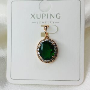 Производитель: Xuping jewelry; Вид изделия: Подвеска; Вставки: Циркон; Вид металла: Медицинский сплав; Покрытие: Золото 585, 18кар