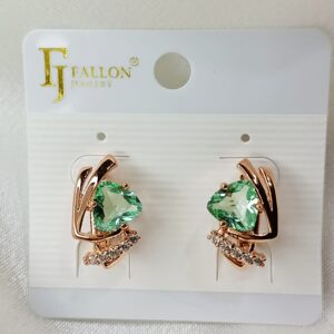 Производитель: FALLON jewelry; Вид изделия: Серьги; Вставки: Циркон; Замок: Английский; Вид металла: Медицинский сплав; Покрытие: Золото 585,18кар