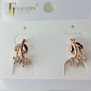 Производитель: FALLON jewelry; Вид изделия: Серьги; Вставки: Циркон; Замок: Английский; Вид металла: Медицинский сплав; Покрытие: Золото 585,18кар