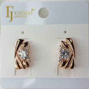 Производитель: FALLON jewelry; Вид изделия: Серьги; Вставки: Циркон; Замок: Английский; Вид металла: Медицинский сплав; Покрытие: Золото 585,18кар