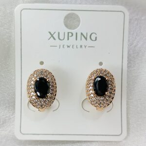 Производитель: Xuping jewelry; Вид изделия: Серьги; Вставки: Циркон; Замок: Английский; Вид металла: Медицинский сплав; Покрытие: Золото 585, 18кар