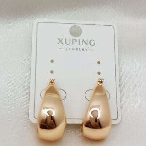 Производитель: Xuping jewelry; Вид изделия: Серьги; Вставки: Без вставки; Замок: Булавка; Вид металла: Медицинский сплав; Покрытие: Золото 585,18кар