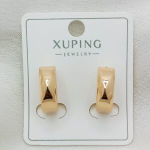 Производитель: Xuping jewelry; Вид изделия: Серьги; Вставки: Без вставки; Замок: Кольцо-Конго; Вид металла: Медицинский сплав; Покрытие: Золото 585,18кар