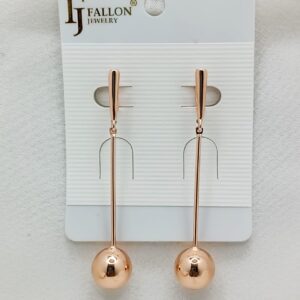 Производитель: FALLON jewelry; Вид изделия: Серьги; Вставки: Без вставок; Замок: Английский; Вид металла: Медицинский сплав; Покрытие: Золото 585,18кар