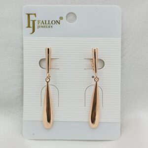 Производитель: FALLON jewelry; Вид изделия: Серьги; Вставки: Без вставок; Замок: Английский; Вид металла: Медицинский сплав; Покрытие: Золото 585,18кар