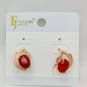 Производитель: FALLON jewelry; Вид изделия: Серьги; Вставки: Циркон; Замок: Английский; Вид металла: Медицинский сплав; Покрытие: Золото 585,18кар