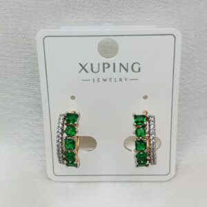 Производитель: Xuping jewelry; Вид изделия: Серьги; Вставки: Циркон; Замок: Кольцо-Конго; Вид металла: Медицинский сплав; Покрытие: Золото 585,18кар