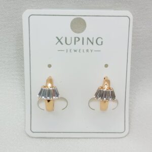 Производитель: Xuping jewelry; Вид изделия: Серьги; Вставки: Циркон; Замок: Кольцо-Конго; Вид металла: Медицинский сплав; Покрытие: Золото 585,18кар