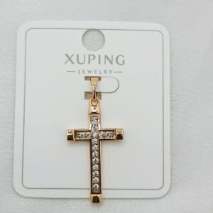 Производитель: Xuping jewelry; Вид изделия: Подвеска; Вставки: Циркон; Вид металла: Медицинский сплав; Покрытие: Золото 585, 18-24карат