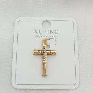 Производитель: Xuping jewelry; Вид изделия: Подвеска; Вставки: Циркон; Вид металла: Медицинский сплав; Покрытие: Золото 585, 18-24карат