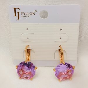 Производитель: FALLON jewelry; Вид изделия: Серьги; Вставки: Циркон; Замок: Английский; Вид металла: Медицинский сплав; Покрытие: Золото 585,18-24карат